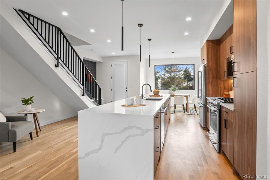 Furnished interior view inside a new home in , Englewood (Image 13). Furnished interior view inside a new home in , Englewood (Image 13).