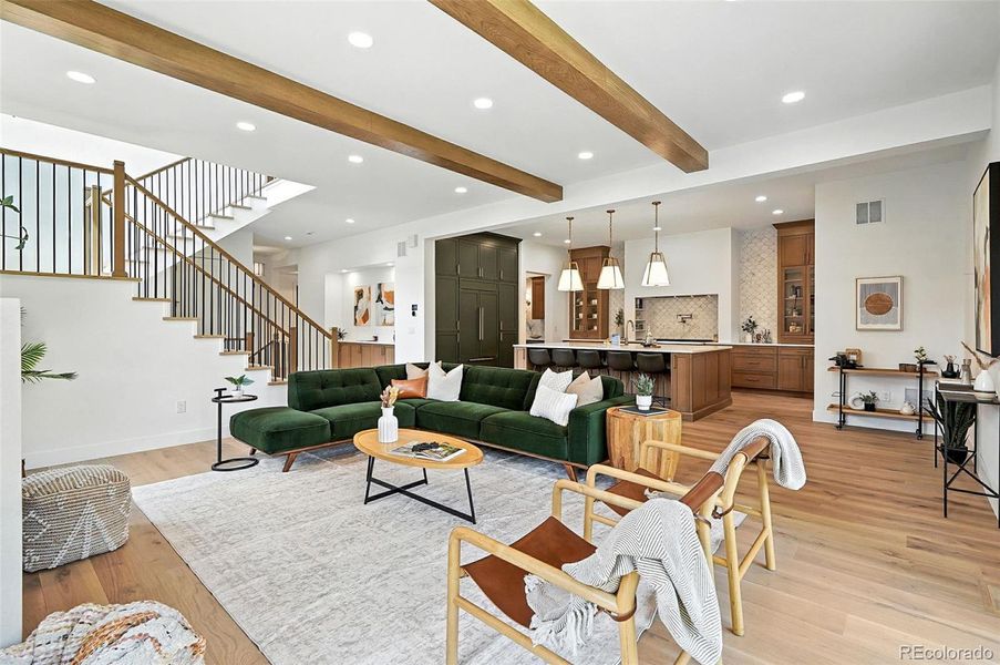 Furnished interior view inside a new home in , Denver (Image 6).