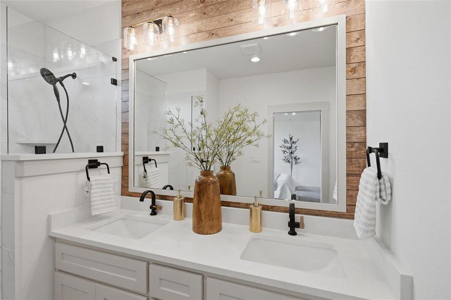 Furnished interior view inside a new home in , Tolar (Image 19).