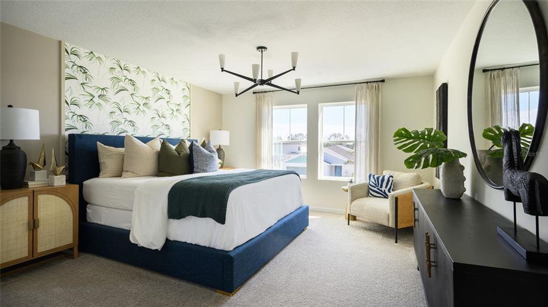 Furnished interior view inside a new home in Pasadena Ridge, Zephyrhills (Image 9).