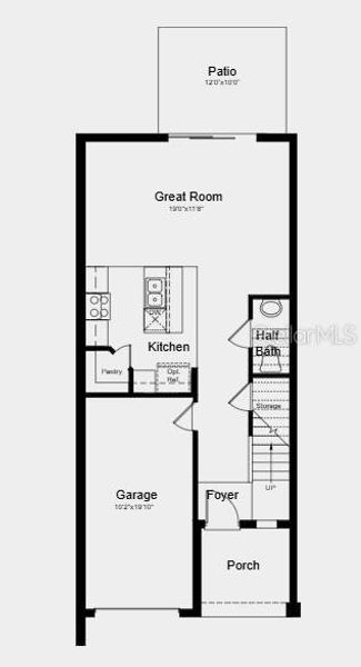 2D floor plan layout of this home in The Towns at Tiburon, Nokomis, FL (Image 2). 2D floor plan layout of this home in The Towns at Tiburon, Nokomis, FL (Image 2).
