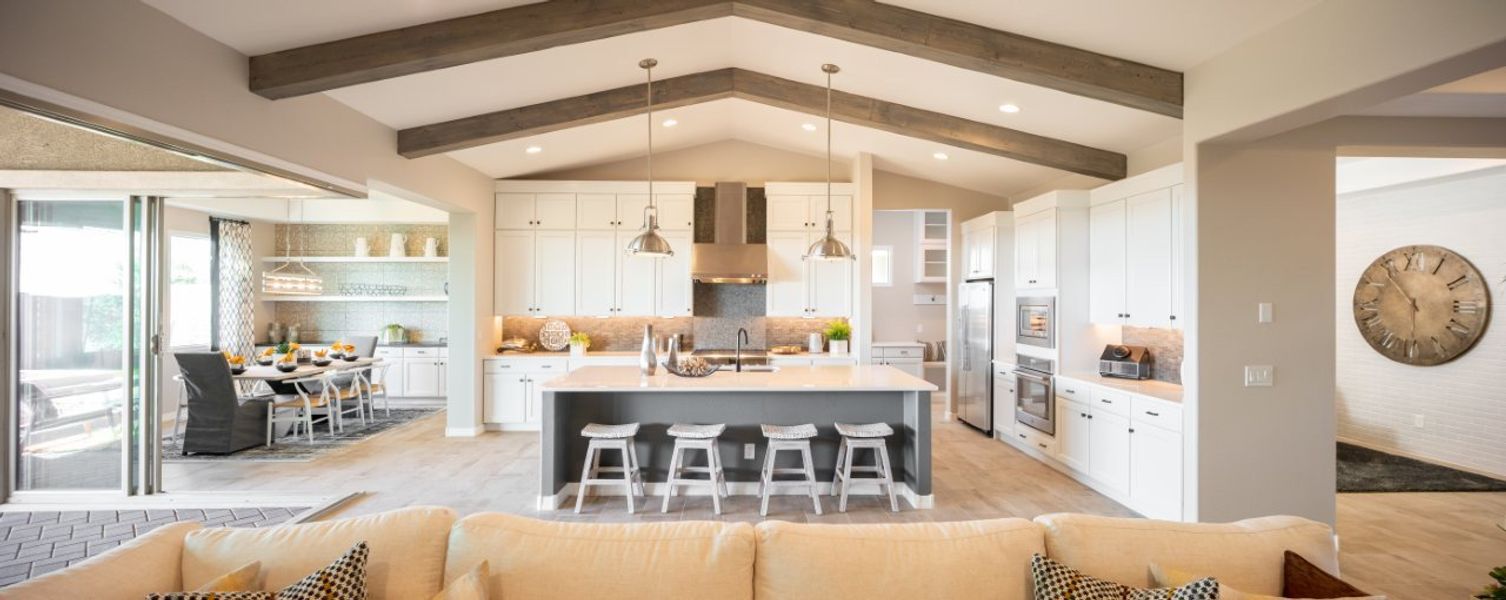 Furnished interior view inside a new home in Elegance at Eastmark, Mesa (Image 26).