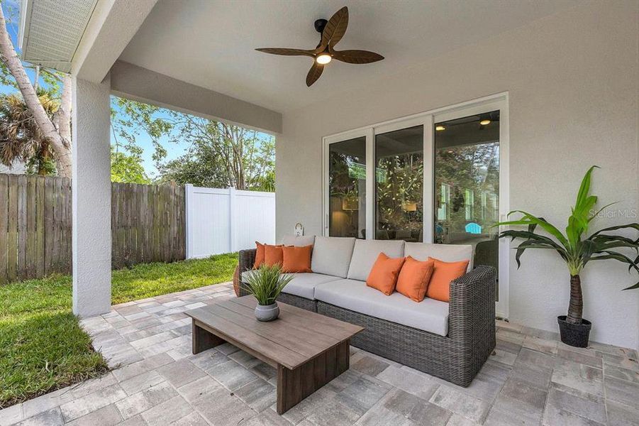 Exterior details and patio area of a home in , Dunedin (Image 29). Exterior details and patio area of a home in , Dunedin (Image 29).