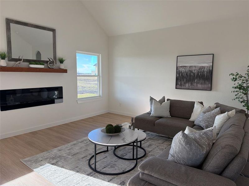 Furnished interior view inside a new home in , Waxahachie (Image 33).
