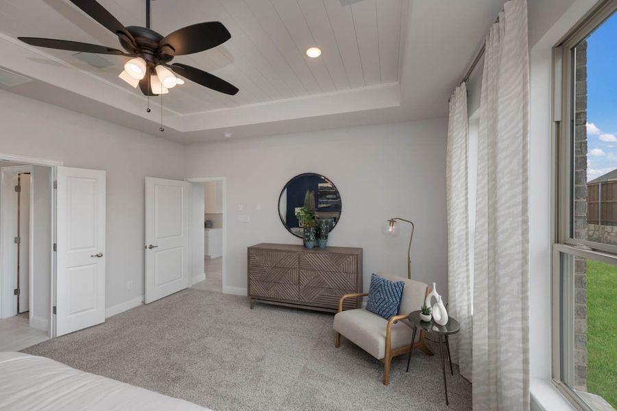 Furnished interior view inside a new home in Las Lomas, Forney (Image 29). Furnished interior view inside a new home in Las Lomas, Forney (Image 29).