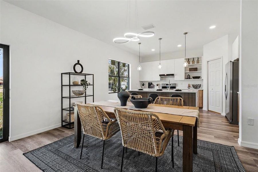 Furnished interior view inside a new home in , Cape Coral (Image 10).