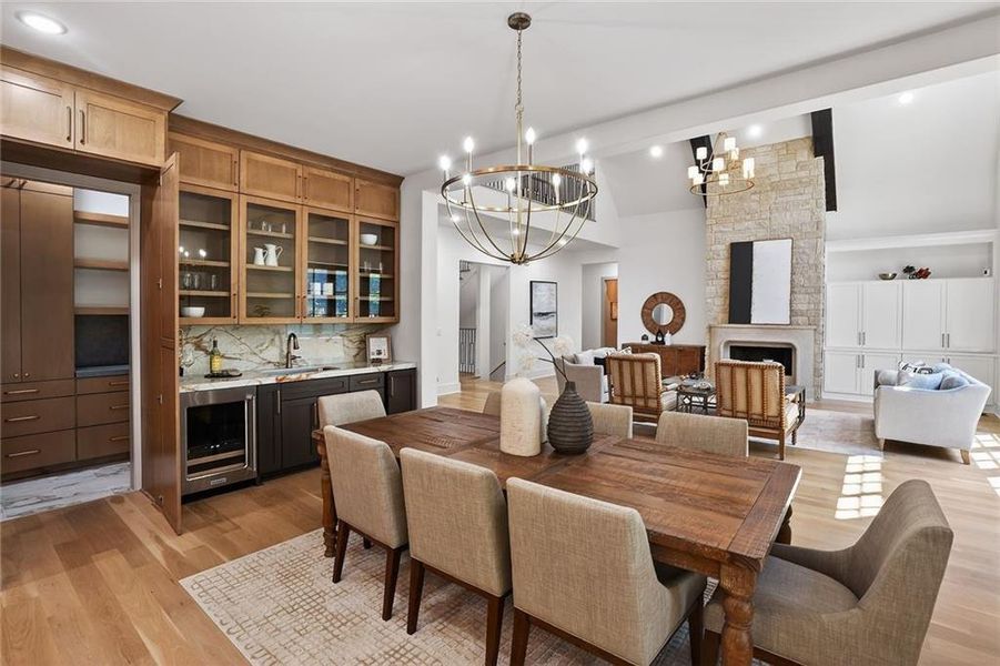 Furnished interior view inside a new home in , Roswell (Image 14).
