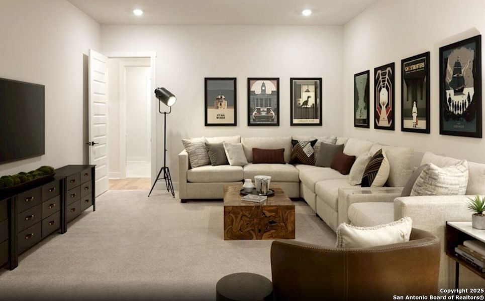 Furnished interior view inside a new home in Highland Estates, San Antonio (Image 9). Furnished interior view inside a new home in Highland Estates, San Antonio (Image 9).