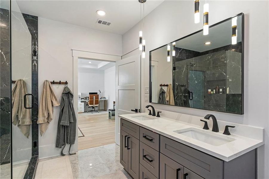 Furnished interior view inside a new home in , Lawrenceville (Image 26).