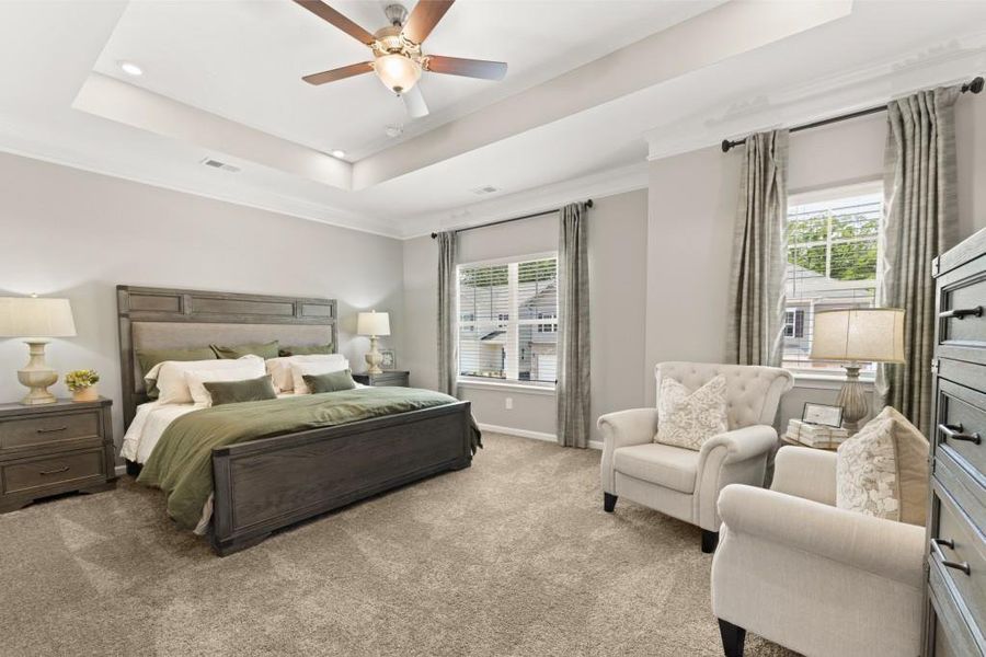 Furnished interior view inside a new home in Varnell Preserve, Dalton (Image 39).