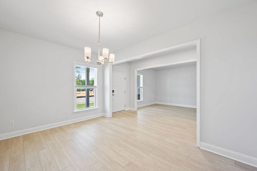 Spacious, unfurnished interior of a new home in Oakleaf Chase, Blythewood (Image 22). Spacious, unfurnished interior of a new home in Oakleaf Chase, Blythewood (Image 22).