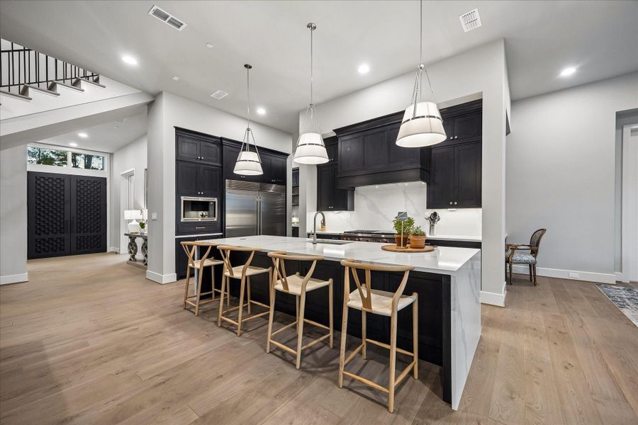 Furnished interior view inside a new home in , Houston (Image 17).