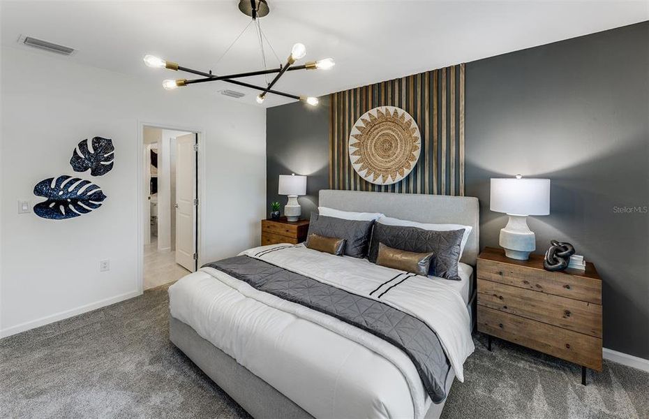 Furnished interior view inside a new home in Lakespur Wellen Park, Venice (Image 14).