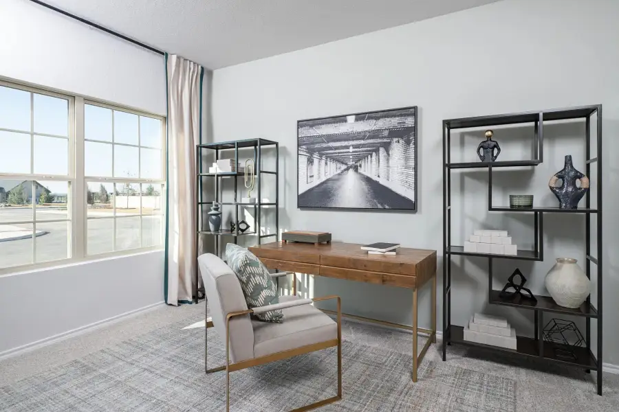 Representative furnished interior of a home built from the Cassidy by Ashton Woods in Saddlebrook Ranch, Schertz (Image 7).