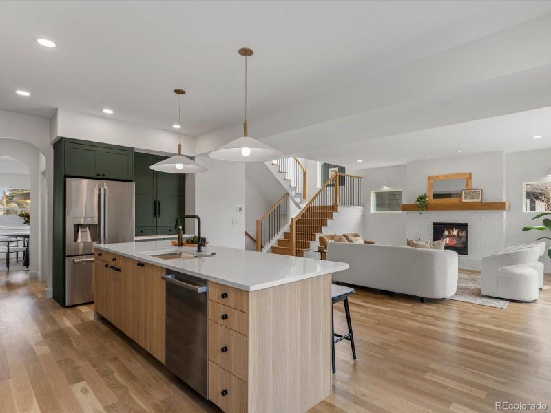 Furnished interior view inside a new home in , Denver (Image 14).
