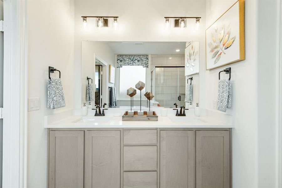 Furnished interior view inside a new home in Willow Wood, McKinney (Image 5).