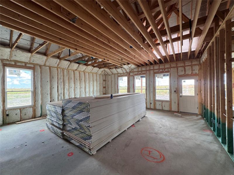 In-progress construction of a new home in Willow Springs, Creedmoor, TX (Image 33). In-progress construction of a new home in Willow Springs, Creedmoor, TX (Image 33).