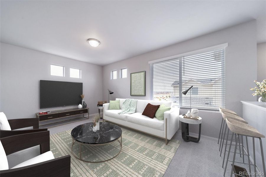 Furnished interior view inside a new home in , Commerce City (Image 13). Furnished interior view inside a new home in , Commerce City (Image 13).