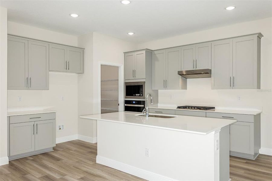 Furnished interior view inside a new home in Pasadena Woods, Dade City (Image 6).