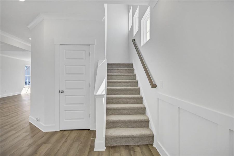 Spacious, unfurnished interior of a new home in Villas at Dawsonville, Dawsonville (Image 22). Spacious, unfurnished interior of a new home in Villas at Dawsonville, Dawsonville (Image 22).