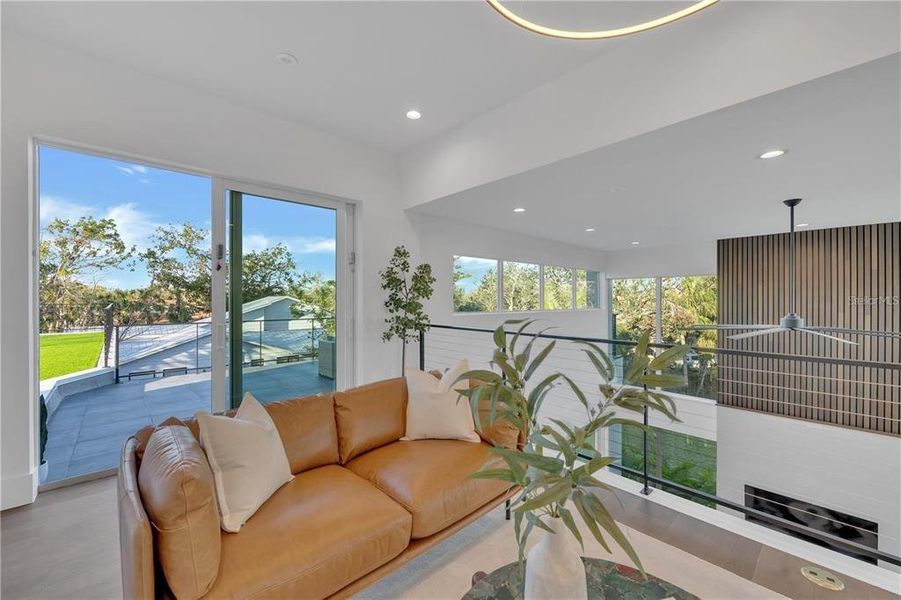 Furnished interior view inside a new home in , Sarasota (Image 54).