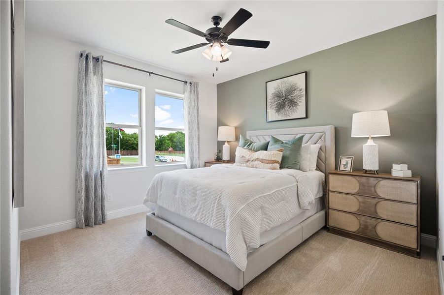 Beazer Homes Lovers Landing Madison Floorplan. This is not a photo of the actual home, but is a photo of the Madison floorplan.