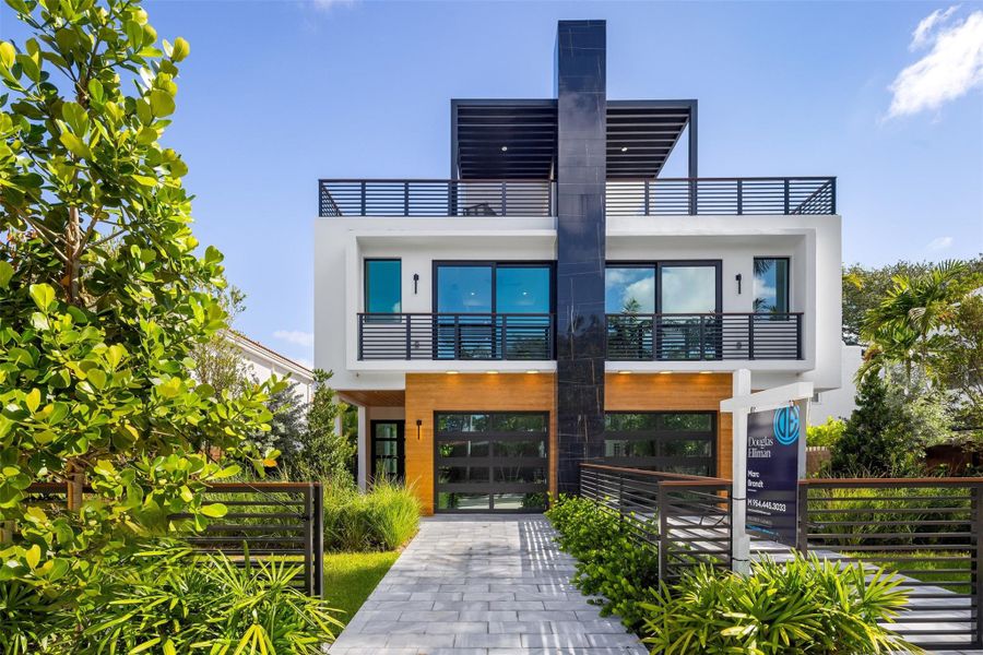 Front exterior of a new home in , Fort Lauderdale, FL, highlighting curb appeal (Image 2).