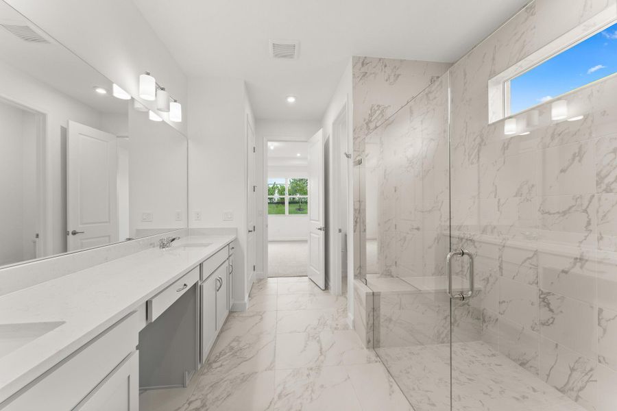 Furnished interior view inside a new home in Tradition - Telaro, Port St. Lucie (Image 3).