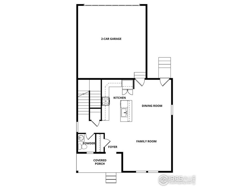 2D floor plan layout of this home in , Berthoud, CO (Image 3).