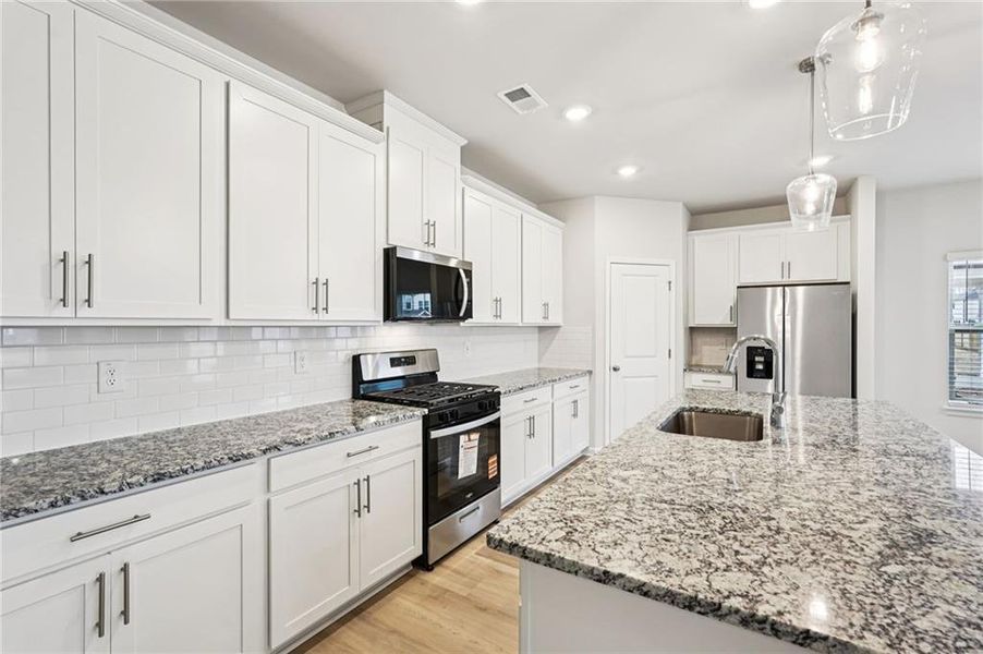 Furnished interior view inside a new home in Westmont Preserve, Powder Springs (Image 7). Furnished interior view inside a new home in Westmont Preserve, Powder Springs (Image 7).