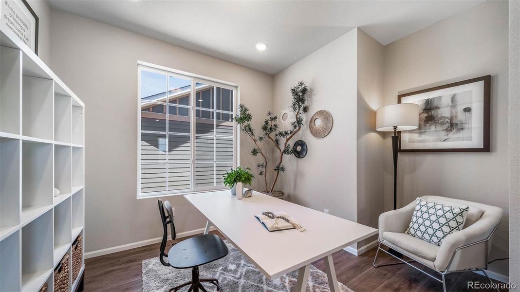 Furnished interior view inside a new home in , Aurora (Image 26).