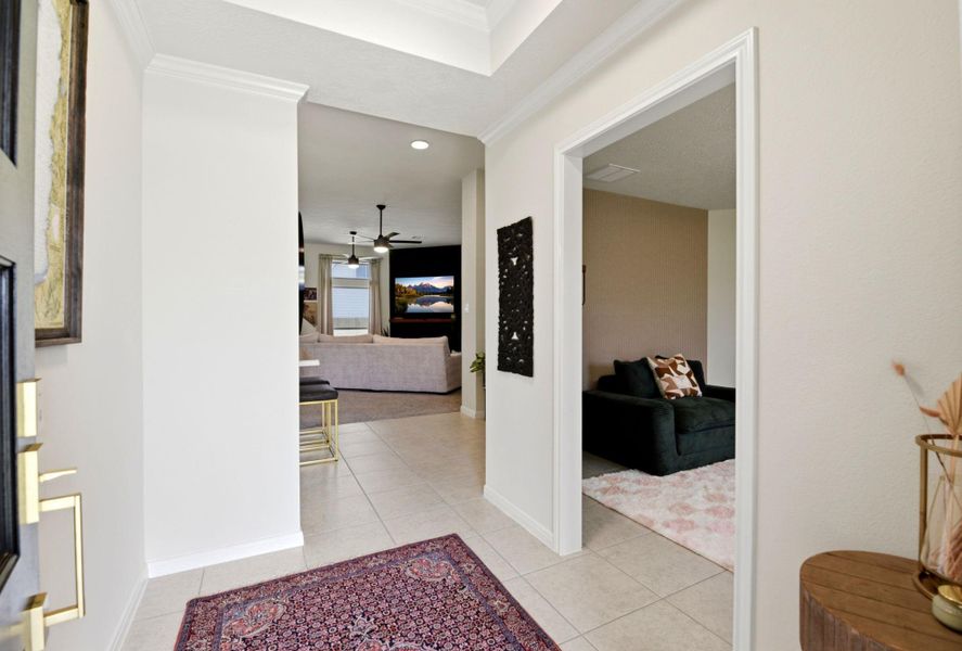 Furnished interior view inside a new home in Pedregal, Dickinson (Image 13).