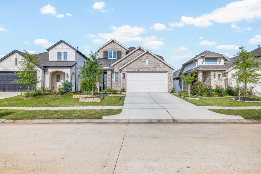 Front exterior of a new home in Jubilee, Hockley, TX, highlighting curb appeal (Image 25).