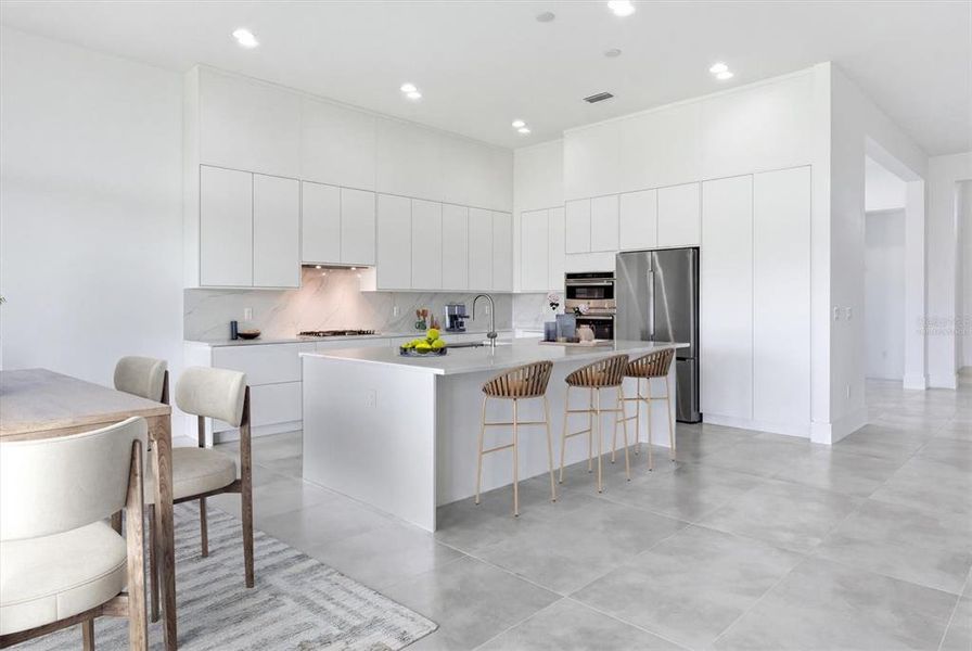 Furnished interior view inside a new home in , Sarasota (Image 17).