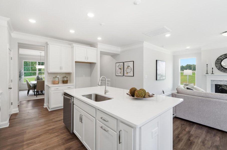 Furnished interior view inside a new home in Chasewood, Mint Hill (Image 13).