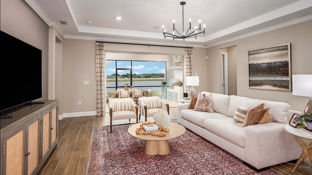 Representative furnished interior of a home built from the Saint Croix by Taylor Morrison in Ardisia Park, New Smyrna Beach (Image 11). Representative furnished interior of a home built from the Saint Croix by Taylor Morrison in Ardisia Park, New Smyrna Beach (Image 11).