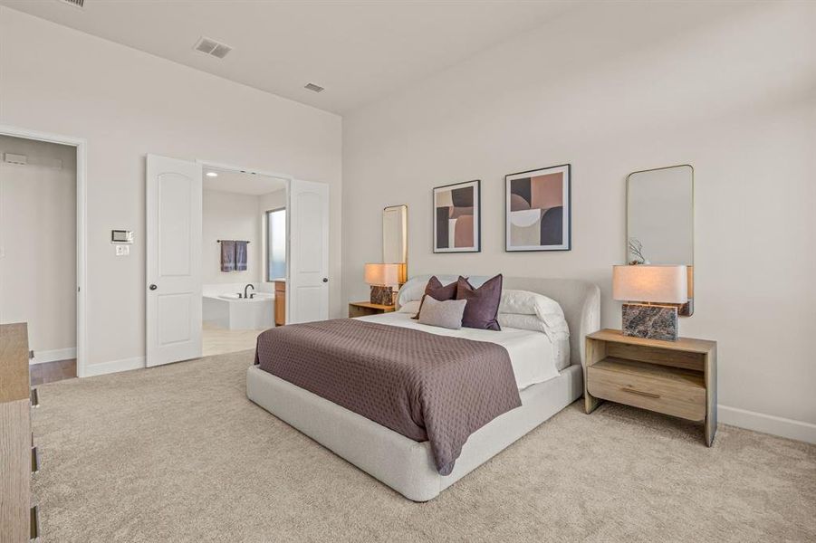 Furnished interior view inside a new home in Walsh, Fort Worth (Image 9).