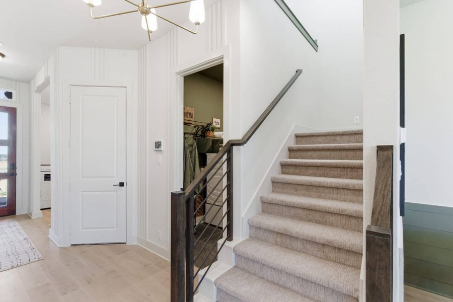 Furnished interior view inside a new home in Prominence – Now Selling, San Antonio (Image 38). Furnished interior view inside a new home in Prominence – Now Selling, San Antonio (Image 38).