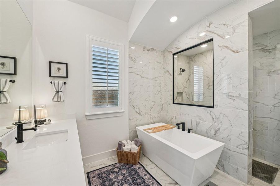 Furnished interior view inside a new home in Ridge Crossing, Waxahachie (Image 22).