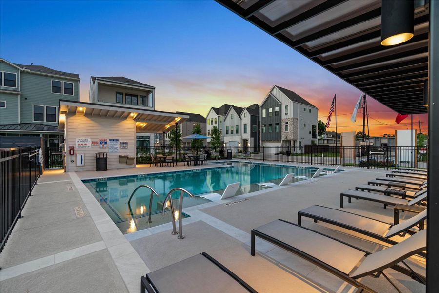 Fall Harbor Homes at Spring Valley Creek Pool and Ammenities