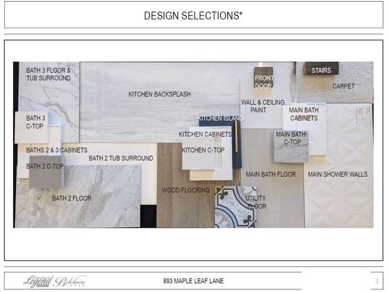 Design selections for 893 Maple Leaf - Representative Photo