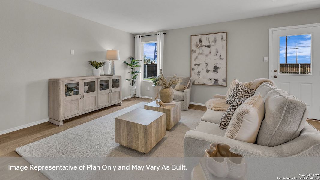 Furnished interior view inside a new home in Spring Valley, New Braunfels (Image 11).