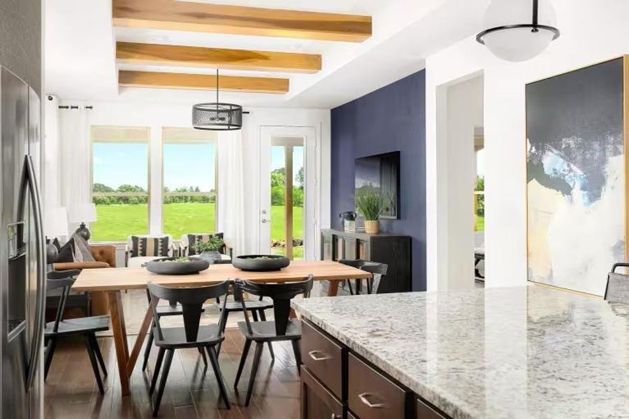 MODEL HOME images may NOT be consistent with the finished product.
