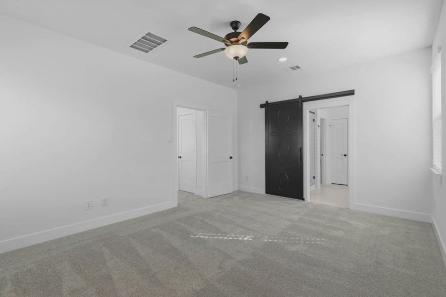 Representative unfurnished interior of a home built from the Riverdale by Chesmar Homes in Bridgeland, Elgin (Image 20).