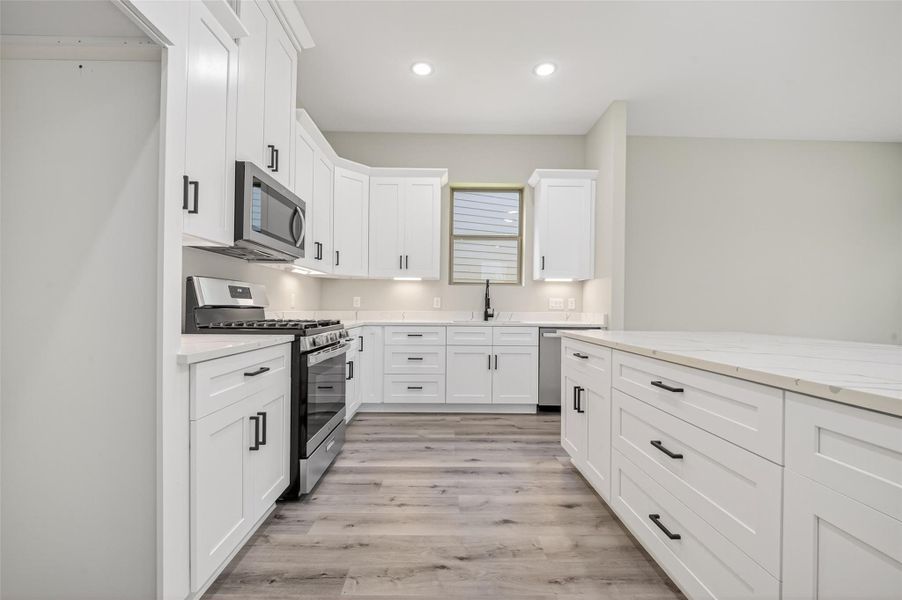 Furnished interior view inside a new home in , Houston (Image 17).