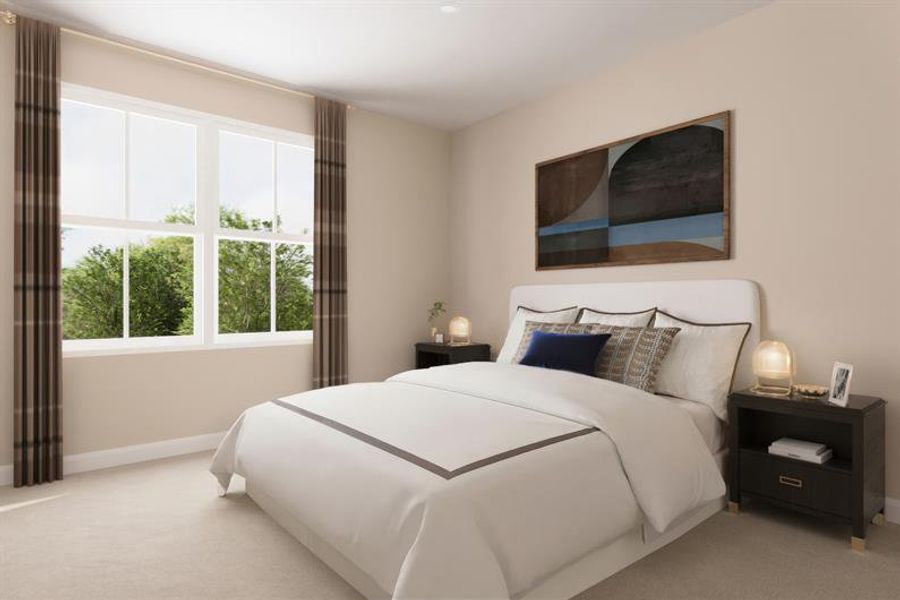 Representative furnished interior of a home built from the Dunmore by Ryan Homes in Hope Pointe, North Myrtle Beach (Image 9).