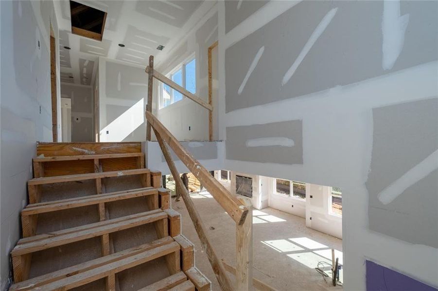 In-progress construction of a new home in , Tucker, GA (Image 3).