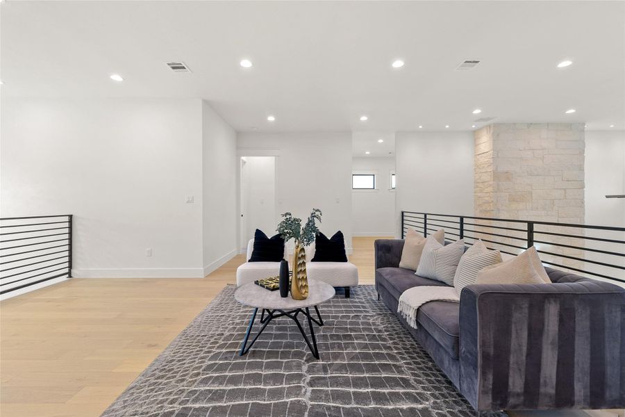 Furnished interior view inside a new home in , Houston (Image 7).