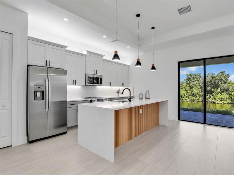 Furnished interior view inside a new home in , Cape Coral (Image 7).
