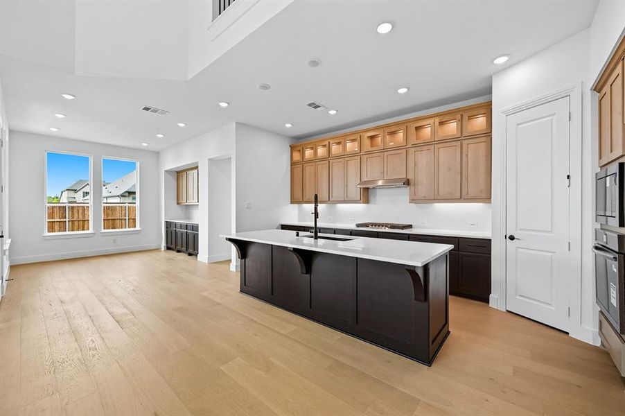 Furnished interior view inside a new home in Trinity Falls, McKinney (Image 9).